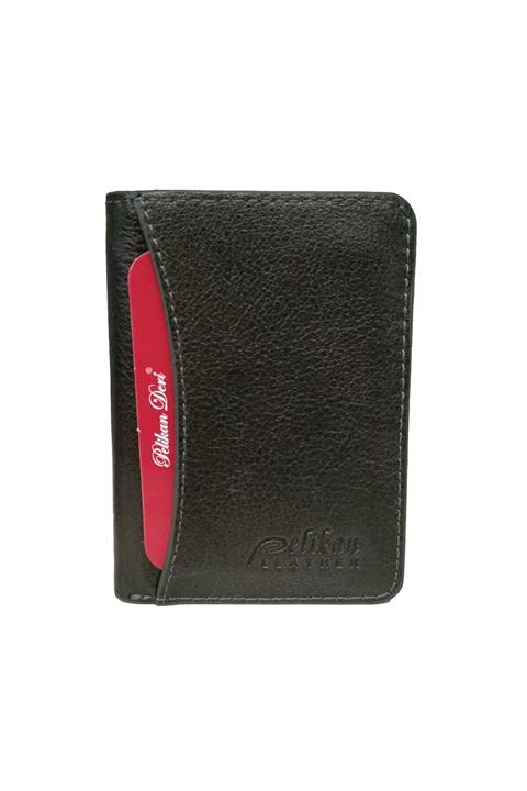 Pelikan Deri Unisex Yeşil Hakiki Deri Cüzdanlı Kartlık