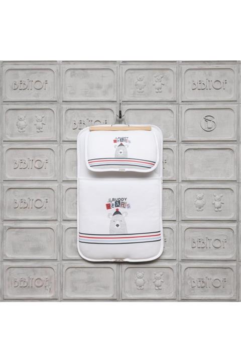 Bebitof Kız Erkek Bebek Bears Alt Açma Seti Beyaz