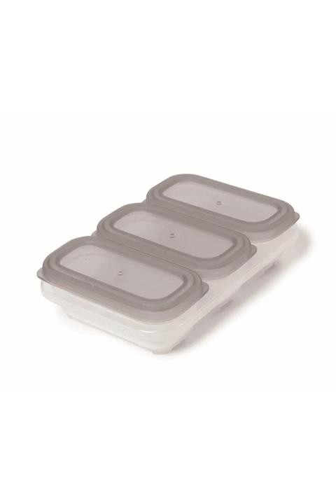 Skip Hop Gri Bölmeli Mama Saklama Kabı