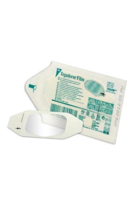 3M (25 Adet) Tegaderm 1624 6*7 Cm Su Geçirmez Film Örtüsü Şeffaf Pu