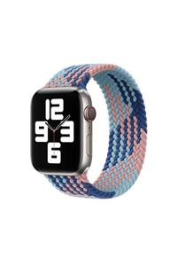 WIWU Apple Watch 44mm Kordon Braided Solo Loop Contrast Color Small Kordon