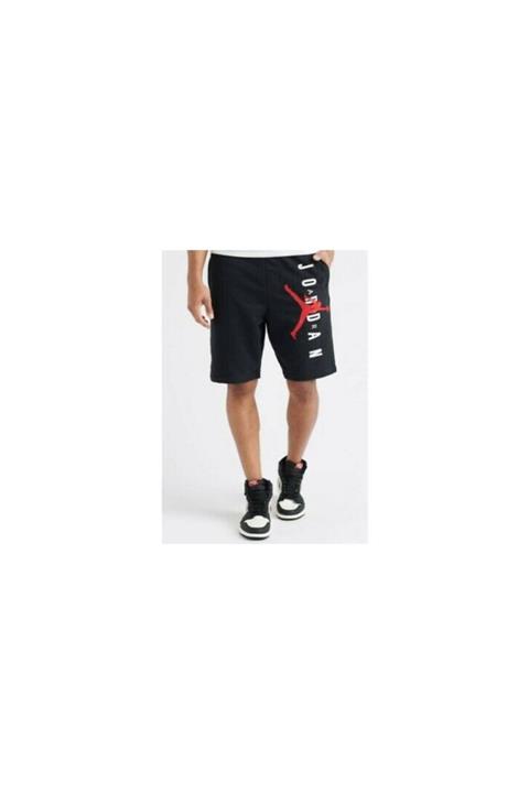 Nike Air Jordan Fleece Shorts Black Cu2694-010 Men's Size Large
