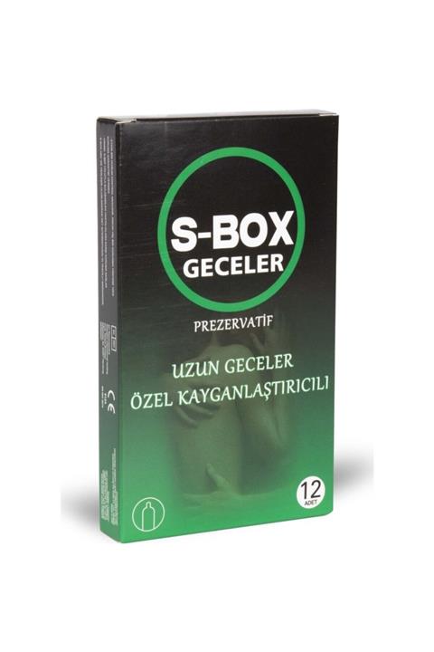 SBox Geceler Prezervatif 12'li Özel Kayganlaştırıcı 6'lı Paket