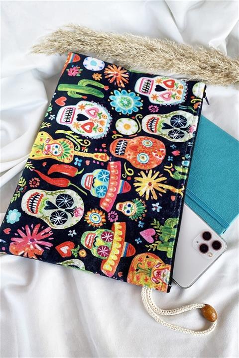 TAKIŞTIR Karışık Desenli Çanta Düzenleyici Büyük Boy Makyaj Çantası