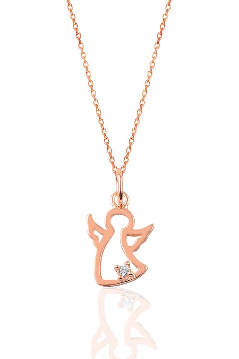 Söğütlü Silver Kadın Gümüş Kanat Kolye SGTL9145