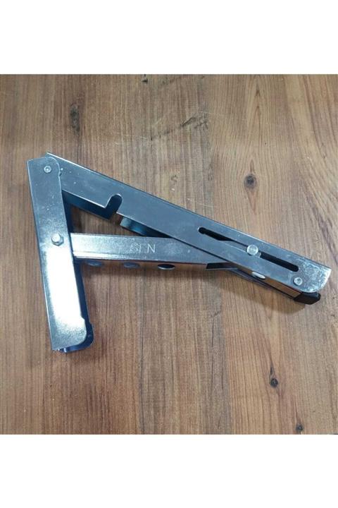 ŞEN METAL Mandallı Katlanabilir Masa Konsolu Çinko 40cm (1çift)