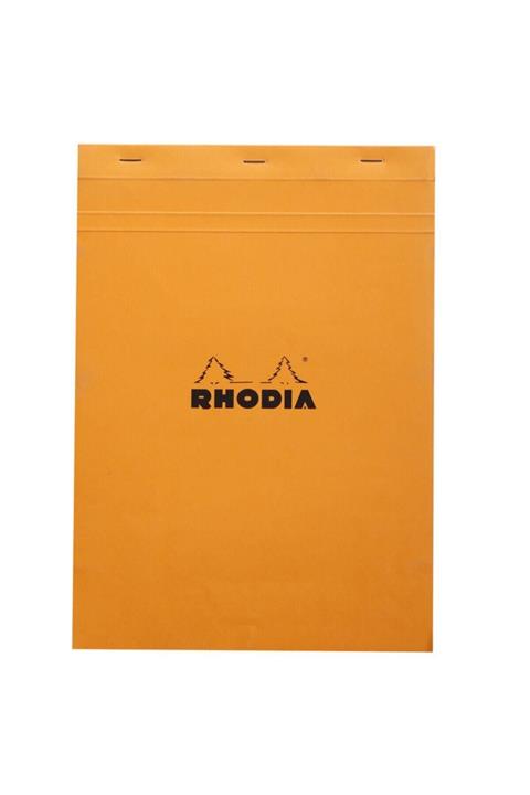 Rhodia A4 Kareli Blok Turuncu Kapak 80 Yaprak