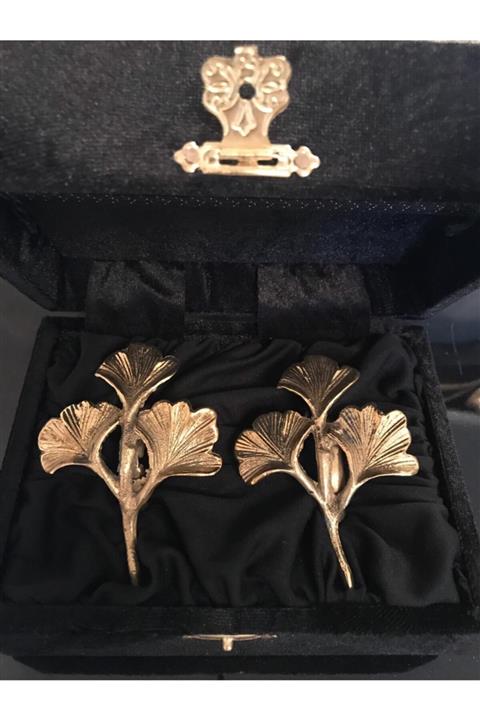 art lux Yonca Pirinç Peçete Halkası 2'li