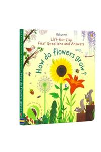 Usborne - How Do Flowers Grow - Lift The Flap Kitap Ve First Encyclopedia Of Space Set