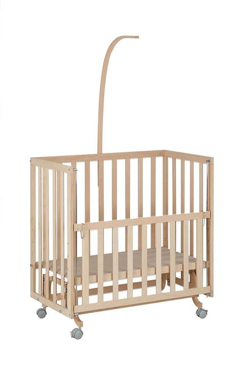 Babycom Naturel Anne Yanı 4 Kademeli Tekerlekli Beşik 50x90