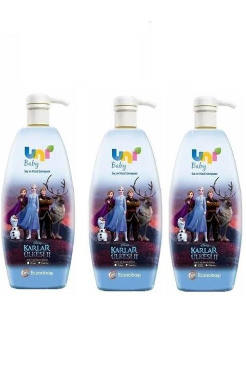 Uni Baby Frozen Şampuan 700 ml  X 3 Adet