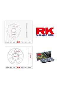 RK Kawasaki Ex 650 Nınja Rk X-Ring Zincir Dişli Set 520 Xso-15/46T(2013-2016)