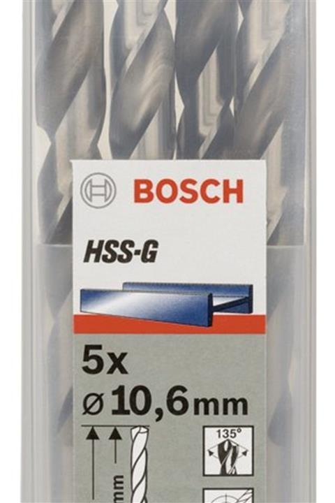 Bosch Hss-g Metal Matkap Ucu 10,6*133 Mm 5li Paket