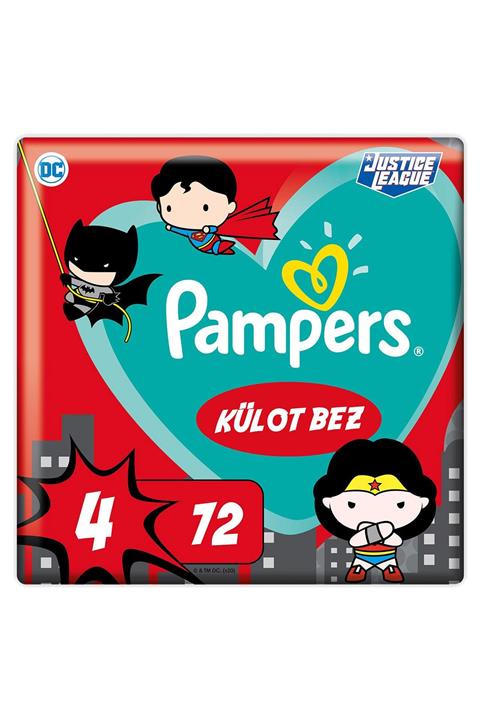 Prima Külot Bebek Bezi Süper Kahraman Serisi 4 Beden 72 Adet Maxi Fırsat Paketi
