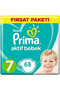 Prima Bebek Bezi 7 Beden-numara 15+ Kg Fırsat Paketi 68 Adet