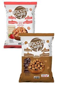 Bulgurum Organik Katkısız Koruyucusuz Çikolatalı Bulgur Cips Karışık Paket 35 gr X 2 Adet