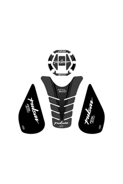 GP KOMPOZİT Bajaj Rs 200 2015-2020 Uyumlu Tank Pad Seti Siyah