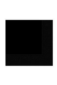 whiteavm Peçete Siyah 33x33cm Pk:16
