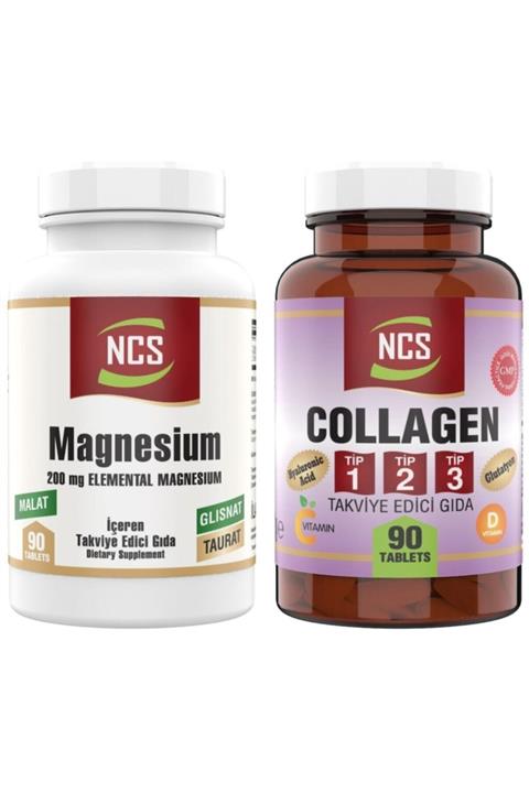 NCS 90 Tablet Collagen Tip 1-2-3 Glutatyon Magnesium 90 Tablet