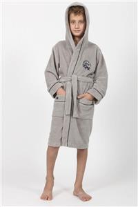 Nuşa Erkek Brooklyn Nyc King Nakışlı Bambo Cotton Bornoz