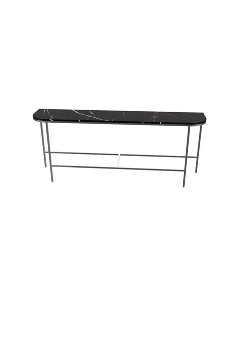 MAKSA Callisto 200cm Alexandrette Black Parlak Paslanmaz Konsol