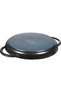 STAUB Döküm Izgara Çift Kulp Siyah 26 Cm