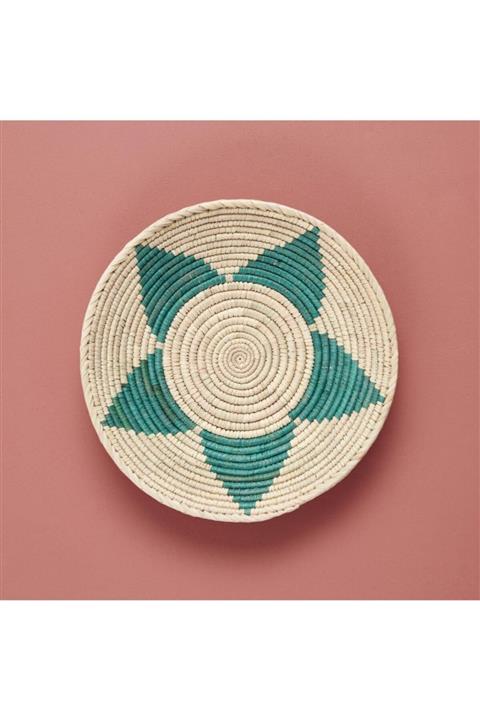 Bella Maison Jasmin Duvar Tabağı Yeşil (33-36 Cm)