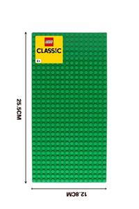 LEGO Classic Uyumlu Yeşil Zemin Tasarım Alanı 12,8 X 25,5 Cm (1 Parça)