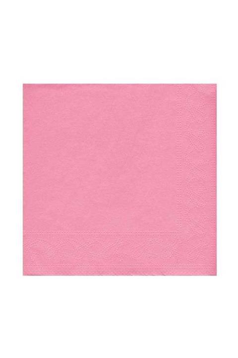 whiteavm Peçete Düz Desenli Pembe Pk:20