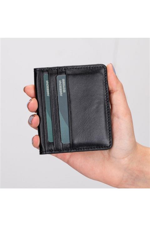 PLM Robin Deri Kartlık Cüzdan Rst1 Siyah