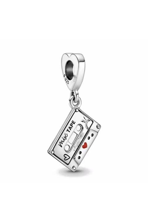 Jenuzo 925 Ayar Gümüş Mix Tape Charm