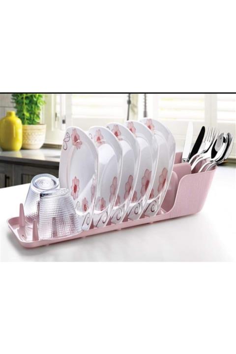 özel çarşı Pembe Plastik Bulaşıklık