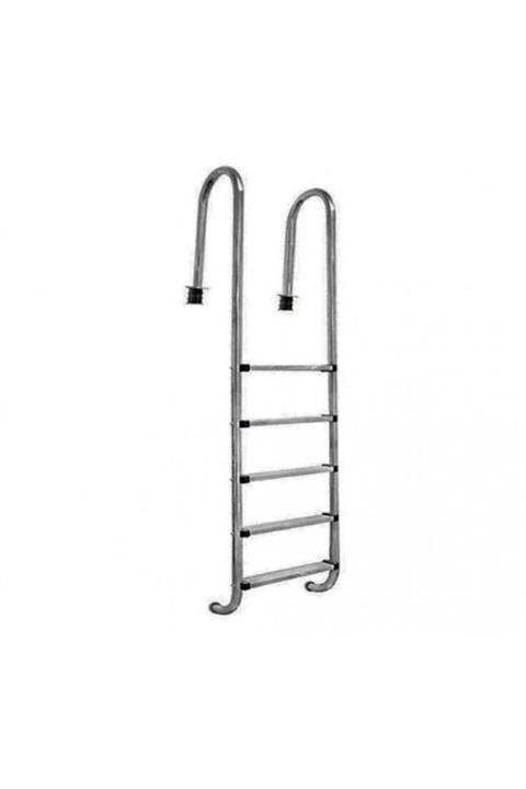 HAVUZLU BAHÇEM Muro Tip Havuz Merdiveni 5 Basamak, Yüzme Havuzu Paslanmaz Aısı 304 Kalite Merdiven Modelleri