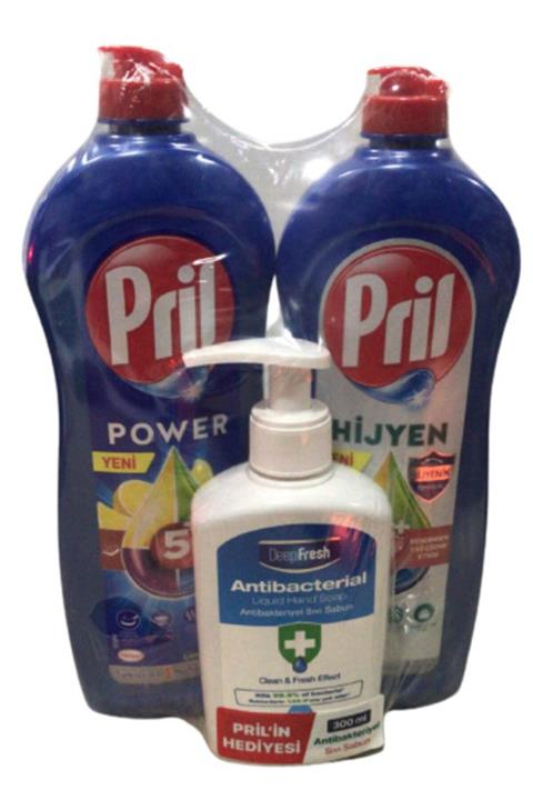 Pril Bulaşık Deterjanı 675 653 Hjyen 300ml /hediyesi Deepfresh Sıvı Elsabunu