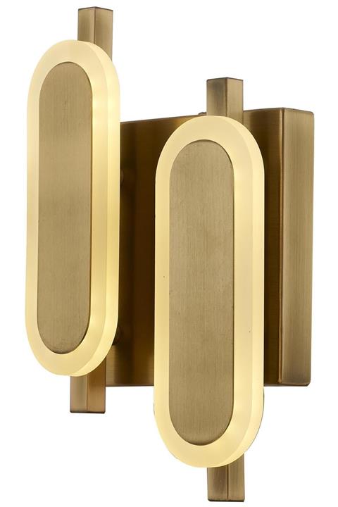 Avonni Ap-60268-2e Eskitme Kaplama Aplik Led Metal Pleksi 17x6 cm