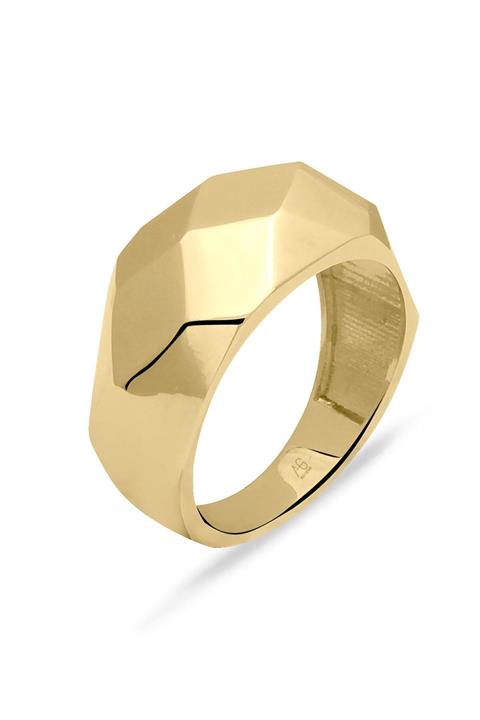 Aslı Gold Fasetli Altın Yüzük