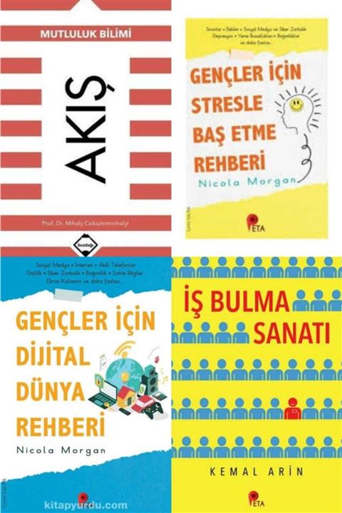 peta kitap Gençlik Seti Mutluluk Bilimi 4 Kitap Set