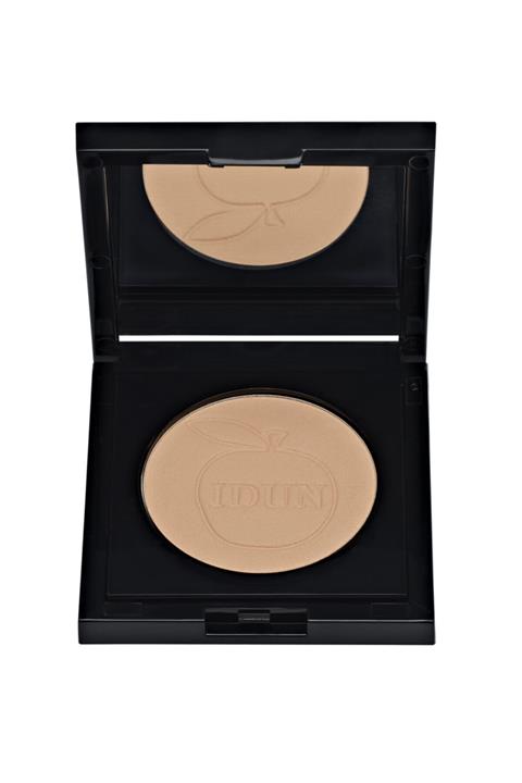 IDUN MINERALS Sıkıştırılmış Sabitleyici Mineral Pudra Underbar Medium - %100 Vegan - 3,5gr