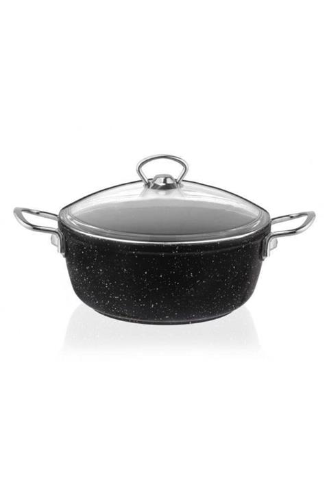 Taç Gravita Döküm Derin Tencere 20 Cm Siyah Tac-3441 Fma02586