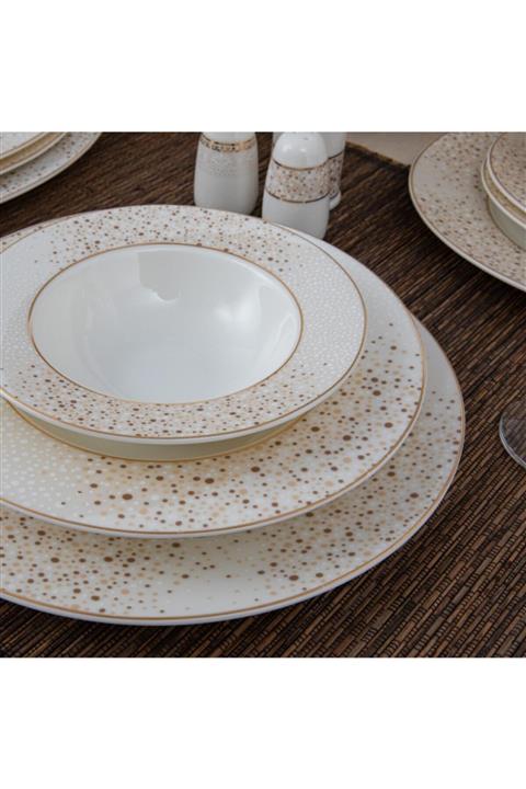 Güral Porselen 61 Parça Yuvarlak Bone Yemek Takımı - 5691
