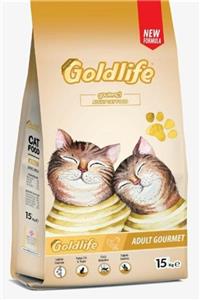 Goldlife Gourmet Renkli Karışık Yetişkin Kedi Maması 15 Kg