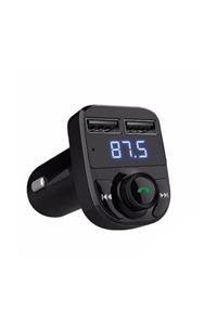 MOONSHOP Carx8 Bluetooth Çift Usb Sd Kart Girişli Fm Transmitter