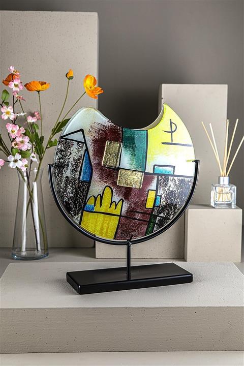 Doreline Marbella Dekoratif Obje Vazo Salon Ofis Ev Dekorasyonu (küçük Yuvarlak)