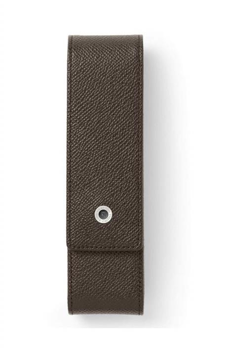 Graf Von Faber Castell İkili Deri Kılıf Koyu Kahverengi