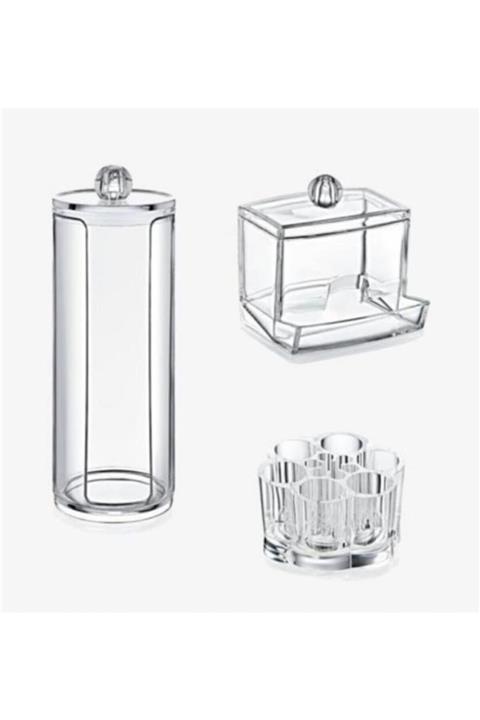 easyso Box Up 3'lü Makyaj Organizer Set