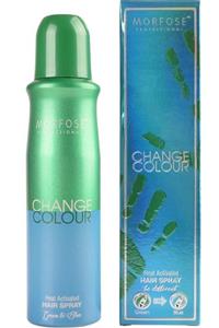 Morfose Change Colour Hair Spray Yeşil-mavi Çift Renkli