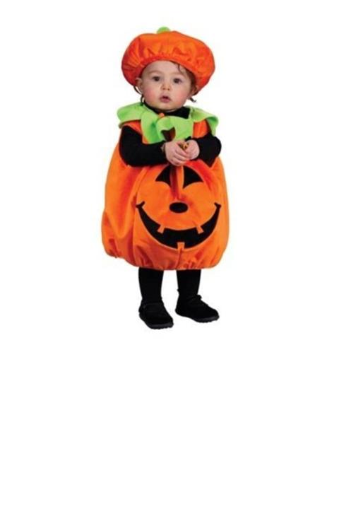 Kostüm Sarayı Kız Bebek Turuncu Bal kabağı Kostümü