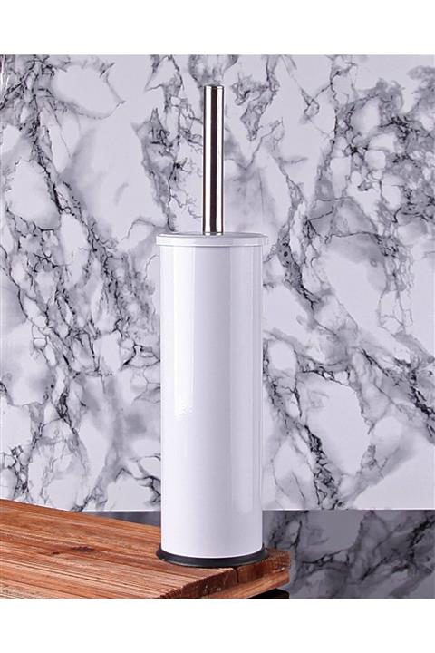 CHT Beyaz Wc Fırçası Lüx Metal