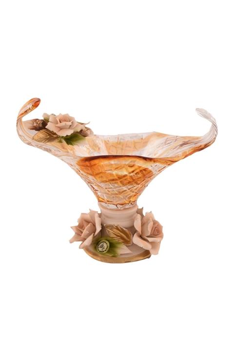 Star Dekor Lucky Art Fiore Italy Amber Lokumluk 20*13 Cm