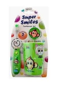 bbrite Bbrite Super Smiles Diş Fırça Seti Yeşil